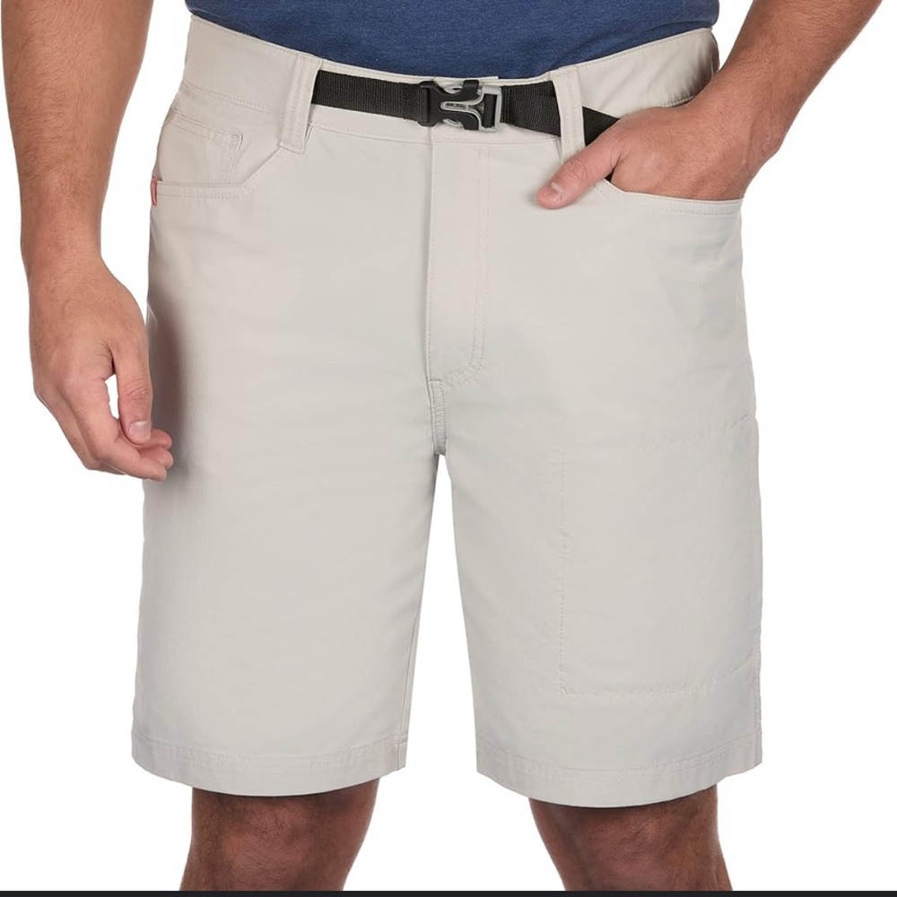 American Outdoorsman Men’s Size 34 Polyester Shorts in Light Gray